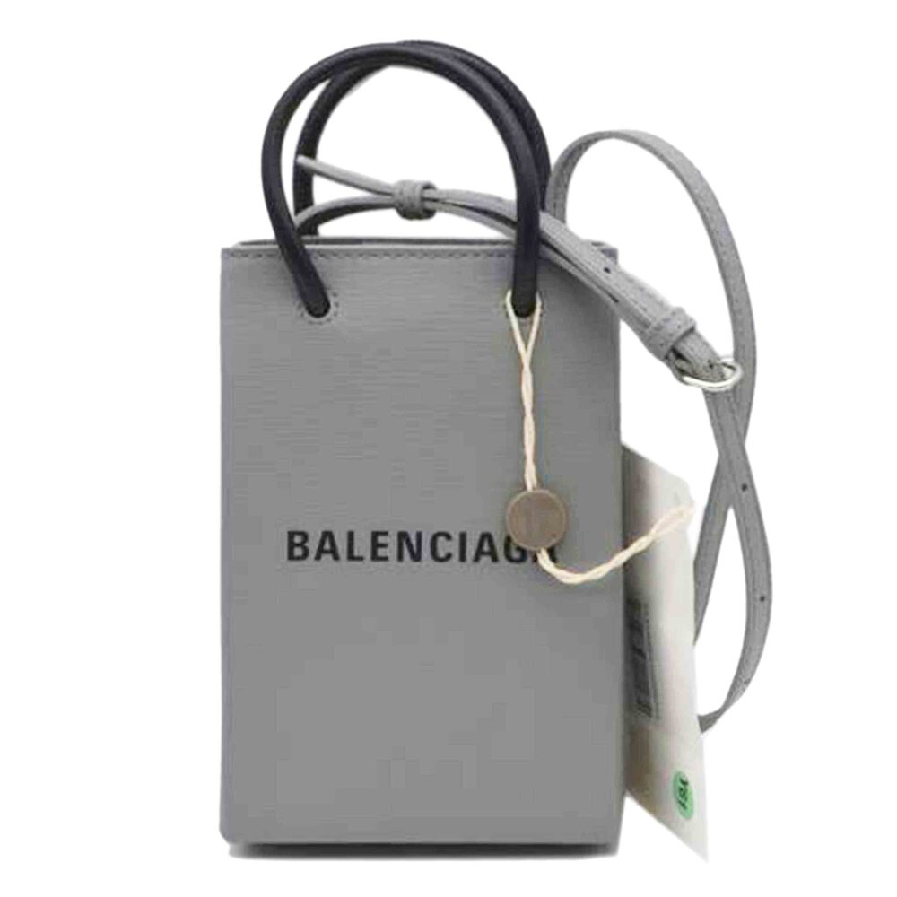 BALENCIAGA Leather Shopping Phone Holder